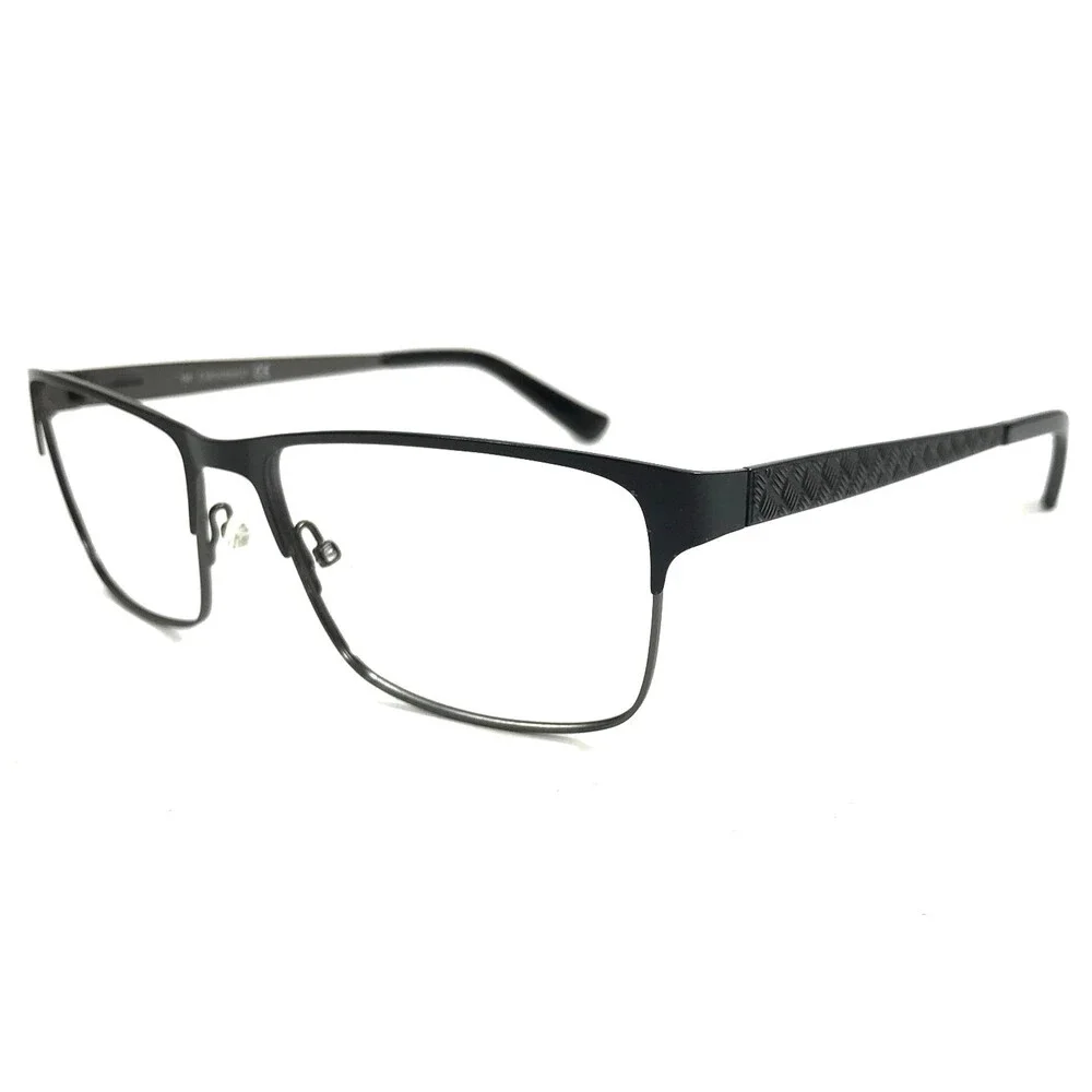Chesterfield Eyeglasses Frames CH34XL 0RD2 Black Grey Rectangle 57-17-150